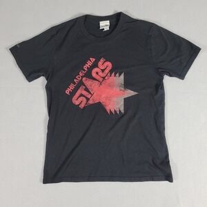 Local Vyntage T-Shirt Men's‎ Medium Black Philadelphia Stars USA MADE
